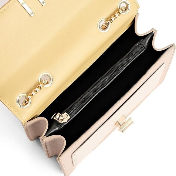 Color-Block Crossbody Bags for Women Leather Cross Body Purses Cute Designer Han - Picture 6 of 9